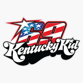 Magnet Nicky Hayden Kentucky Kid Magnet Vinyl Decal Sticker 5" in Saudi Arabia