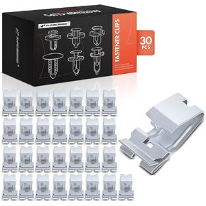 A-Premium 20PCS Metal Radiator Grille Retainer Clips Compatible with Chevrolet Silverado 1500, Silverado 2500, Silverado 3500, Tahoe & GMC Sierra 1500/2500/3500, Yukon & Oldsmobile Bravada in Kuwait