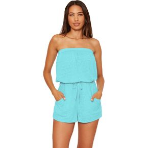 Becca Womens Beach Date Romper ، عارضة ، سحب ، تغطية الشاطئ للنساء in Kuwait