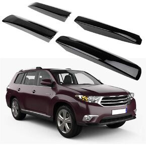 Roof Rack Covers Black for Toyota Highlander 2008-2013, 4 x Roof rack covers in Kuwait