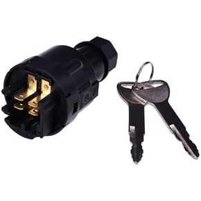Ignition Switch with 2 Keys 57590-23333-71 57590-23344-71 Compatible with Toyota Forklift 7 & 8 Series 7FGCU25 7FGCU15 7FGCU30 8FGU18 8FGU20 8FGU25 in Saudi Arabia