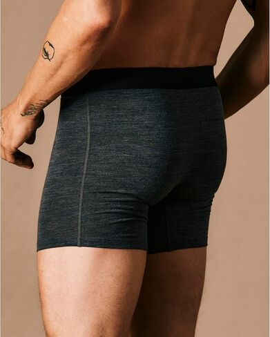 Huckberry Proof 72 ساعة ملخص Merino Wool Boxer ، Merino Inteldwear Men-Merino-Provistant Wool Wool Men in Kuwait