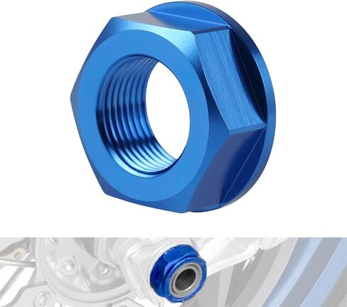 M20×P1.5 Rear Axle Shaft Lock Nut Compatible with Yamaha YZ125 1999-2022 YZ250 1999-2022 YZ250F 2001-2008 YZ400/426/450F 1999-2008 YZ125X 2017-2022 YZ250X 2016-2021,See Fitment in Saudi Arabia