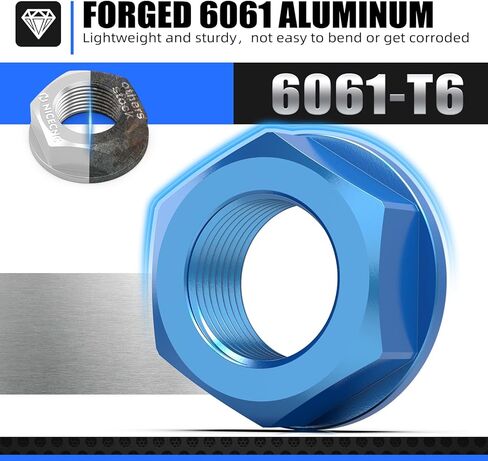 M20×P1.5 Rear Axle Shaft Lock Nut Compatible with Yamaha YZ125 1999-2022 YZ250 1999-2022 YZ250F 2001-2008 YZ400/426/450F 1999-2008 YZ125X 2017-2022 YZ250X 2016-2021,See Fitment in Saudi Arabia