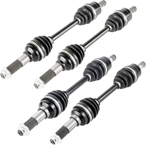 Caltric Front and Rear CV Joint Axle Compatible with Yamaha Grizzly 450 YFM450 YFM 450 4X4 2011 2012 2013 2014 in Saudi Arabia