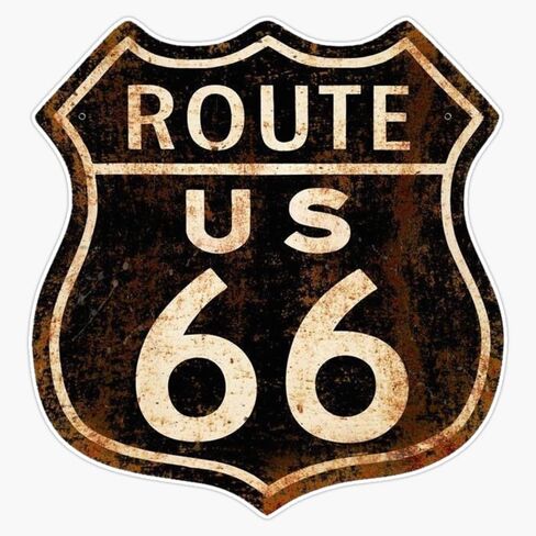 Magnet Classic Route 66 Design Magnet Vinyl Decal Sticker 5" in Saudi Arabia