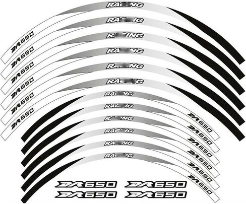 Motorbike Wheel Stickers for S&uzuki for DR650S for DR650SE for DR 650S 650SE 650 S for SE 21" 18" Motorcycle Sticker Wheel Rim Decal Wheel Stickers Rim Decals(5) in Saudi Arabia
