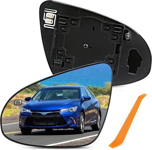 Glass Side Mirror Glass متوافق مع Toyota Camry 2012-2017 ، Avalon Hybrid 2013-2018 ، طاقة زجاجية مرآة على الجانب الأيسر ، تحل محل 87947-06410 in Saudi Arabia