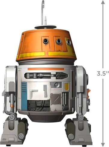 Hallmark Themkake Christmas Ornament 2025 ، Star Wars: Ahsoka Chopper مع صوت ، هدايا لعشاق حرب النجوم in Kuwait