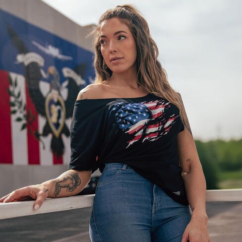Grunt Style Still Standing Slouchy Fit Women's T-Shirt in Saudi Arabia