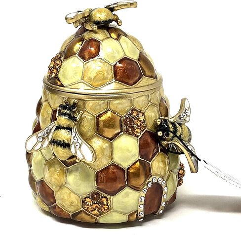 Jay Strongwater Beehive Box - Honey Gold Plated Jewelry Dish in Saudi Arabia