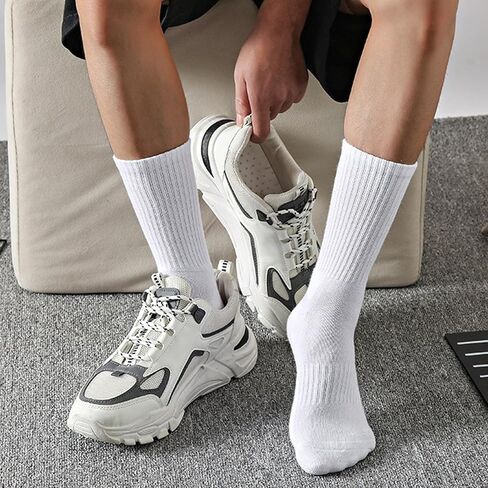 Athletic Socks 5-Pack Anti-Blister Running Socks for Men & Women Moisture-Wicking Cotton Sports Socks in Kuwait