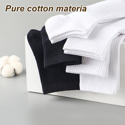 Athletic Socks 5-Pack Anti-Blister Running Socks for Men & Women Moisture-Wicking Cotton Sports Socks in Kuwait