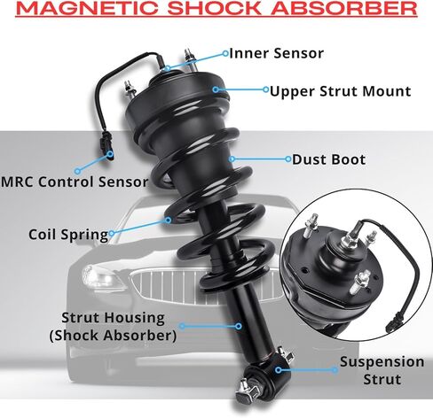 Front Rear Shock Absorber Struts Assembly with Magnetic Ride Control Replacement for Buick LaCrosse Allure 2010-2016, for Vauxhall Insignia A (G09) 2008-2017, for Opel Insignia A (G09) 2008-2017 4PCS in Saudi Arabia