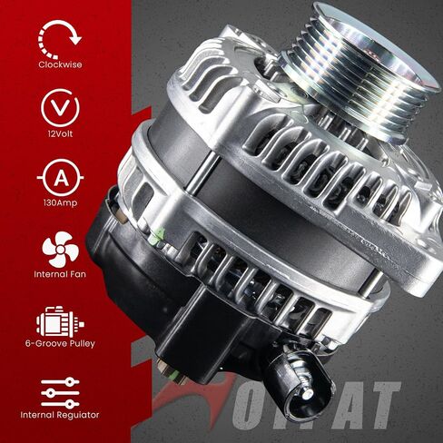 3.5L المولد لـ: -honda Pilot 2009 2010 2011 3.5L ، Odyssey 2008-2010 3.5L ، for: -ridgeline 2009-2011 3.5L ، for: -acura mdx tl tsx ZDX RL ، 12V 130AMP ، most motor oe# 31100-RGW-A01 in Saudi Arabia