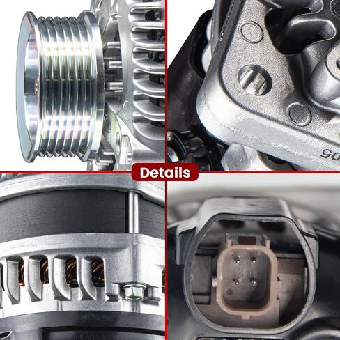 3.5L المولد لـ: -honda Pilot 2009 2010 2011 3.5L ، Odyssey 2008-2010 3.5L ، for: -ridgeline 2009-2011 3.5L ، for: -acura mdx tl tsx ZDX RL ، 12V 130AMP ، most motor oe# 31100-RGW-A01 in Saudi Arabia