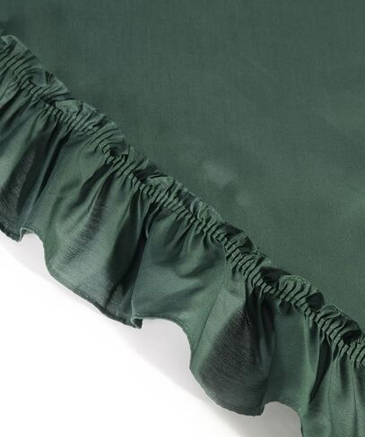 Ellis Curtain Stacey 60-by-38 Inch Ruffled Swag Curtain (Sage) in Saudi Arabia