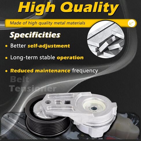 383382 AC Drive Belt Belt Assolbly مع Pulley V8 5.7L متوافق مع Chrysler 07-08 Aspen-متوافق مع Dodge 04-08 Durango / 03-08 RAM 1500 2500 3500 استبدال# 1916299 in Kuwait
