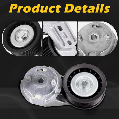 383382 AC Drive Belt Belt Assolbly مع Pulley V8 5.7L متوافق مع Chrysler 07-08 Aspen-متوافق مع Dodge 04-08 Durango / 03-08 RAM 1500 2500 3500 استبدال# 1916299 in Kuwait