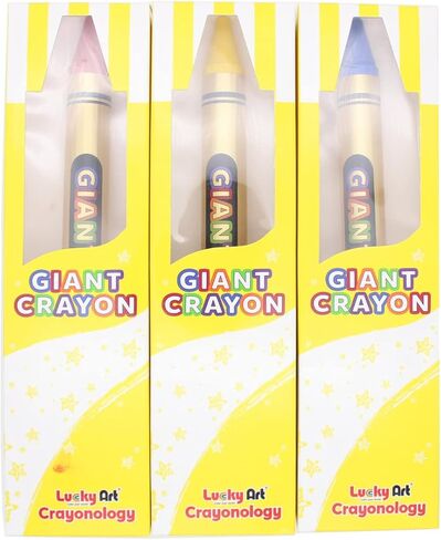 Lucky Art Special Crayon Mini Crayon World's Smallest Crayon Set, Key Chain (3 Packs, 7 Color) in Saudi Arabia