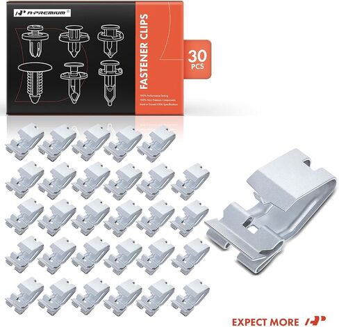 A-Premium 20pcs Metal Madiator Grille Clips Retainer Clips متوافقة مع شيفروليه سيلفرادو 1500 ، سيلفرادو 2500 ، سيلفرادو 3500 ، تاهو و GMC Sierra 1500/2500/3500 ، Yukon & Oldsmobile Bravada in Saudi Arabia