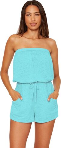 BECCA womens Beach Date Romper, Casual, Pull On, Beach Cover Ups for Women in Saudi Arabia