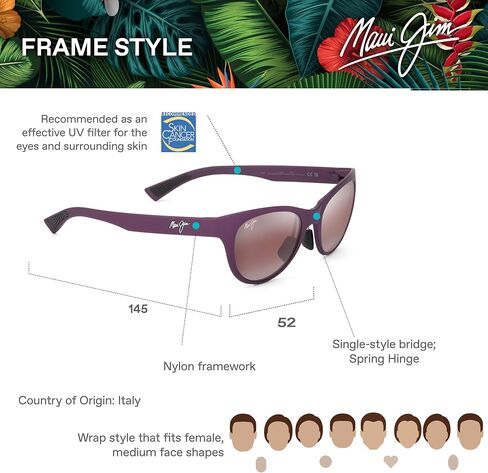 Maui Jim Women's Hulahe Cat Eye Sunglasses in Saudi Arabia