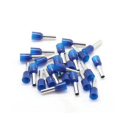 100pcs/pack Power Tools E16-12 PVC Corn End Wire Crimp Connector 16mm2 Cable Kit Terminal (Color : Black) in Kuwait