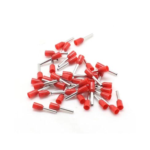 100pcs/pack Power Tools E16-12 PVC Corn End Wire Crimp Connector 16mm2 Cable Kit Terminal (Color : Black) in Kuwait