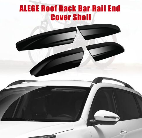 Roof Rack Covers Black for Toyota Highlander 2008-2013, 4 x Roof rack covers in Kuwait