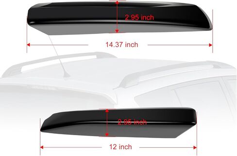 Roof Rack Covers Black for Toyota Highlander 2008-2013, 4 x Roof rack covers in Kuwait