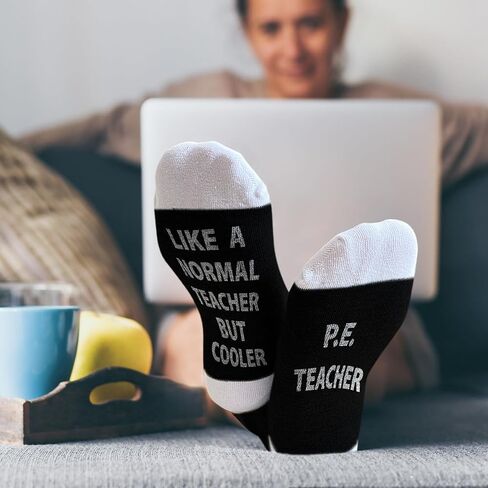 Funny Socks for Women Men - PEteacher in Saudi Arabia