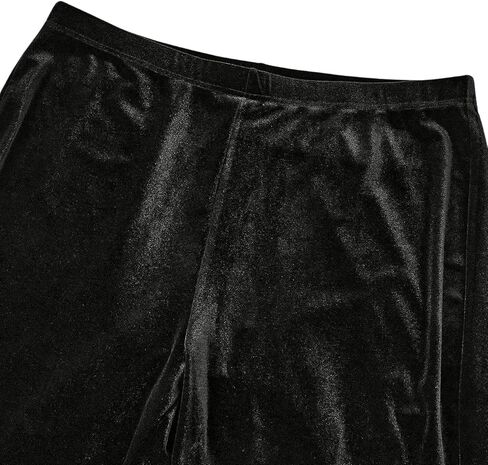 Verdusa Women's Plus Size Shulk Trim Lace Velvet Pants مرنة الخصر in Saudi Arabia