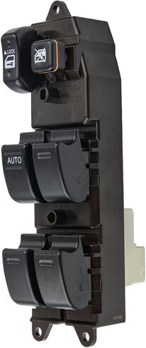 Door Master Window Switch Power Control Button Compatible with 2002-2006 Toyota Camry, 03-08 Corolla/Matrix/Pontiac Vibe, 04-09 Sienna, 05-11 Tacoma, 04-07 Scion xA/xB Replaces OEM 84820-33170-N in Saudi Arabia