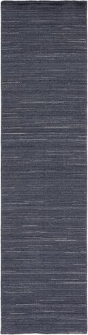 Safavieh Kilim Collection Runner Rug - 2'3 "× 9 '، رمادي داكن ، صوف نيوزيلندا المصنوع يدويًا ، مثالي للمناطق المرتفعة في غرفة المعيشة ، غرفة النوم (KLM125H) in Saudi Arabia