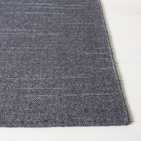 Safavieh Kilim Collection Runner Rug - 2'3 "× 9 '، رمادي داكن ، صوف نيوزيلندا المصنوع يدويًا ، مثالي للمناطق المرتفعة في غرفة المعيشة ، غرفة النوم (KLM125H) in Saudi Arabia