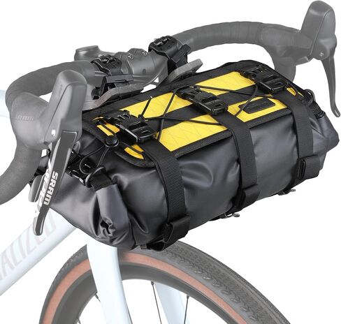 Rhinowalk Bike Handlebar Bag Waterproof Bicycle Front Tube Bag Lightweight Roll Bag 8L~13L with Shoulder Strap for Mountain Road Bike Cycling Commute Ride Accessories in Kuwait
