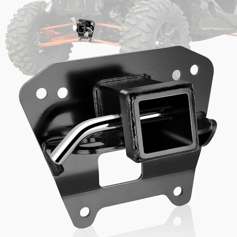 عائق المقطورة الخلفية للسلالة التلقائية ، 2 "مستقبل متوافق مع 2014-2023 Polaris RZR 4 XP 1000/Turbo ، طقم محول مستقبلات UTV الشاقة ، 1500 رطل كحد أقصى لسعة السحب ، المسحوق الأسود in Saudi Arabia