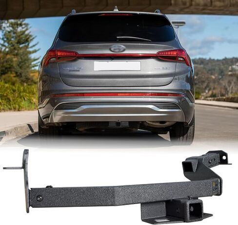 Trailer Hitch Black Steel Compatible with 2021 2022 2023 Hyundai Santa I Kia Sorento w/2" Hitch Receiver in Saudi Arabia