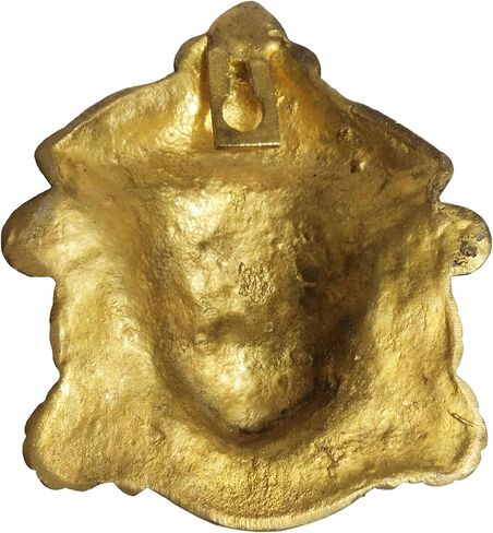 athizay Nava Durga Face Brass Hanging Wall Door Decorative Antique Finish Figurine Hanging for Entrance Door Decor Pooja Prayer Room (Durga Face Hanging) in Kuwait