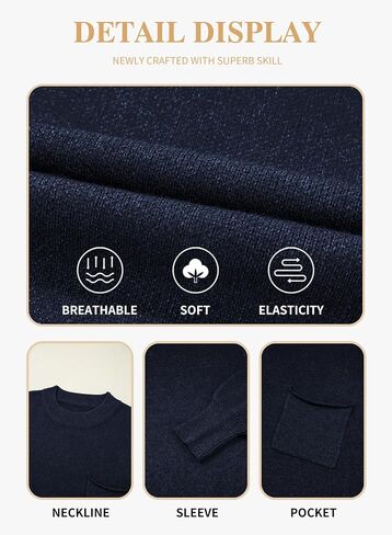 سترات Eytino Plus Size للنساء الضخمات ذات الأكمام الطويلة ذات الأكمام الطويلة متماسكة من أعلى سترات من السحب الدافئ مع الجيب (1x-5x) in Saudi Arabia