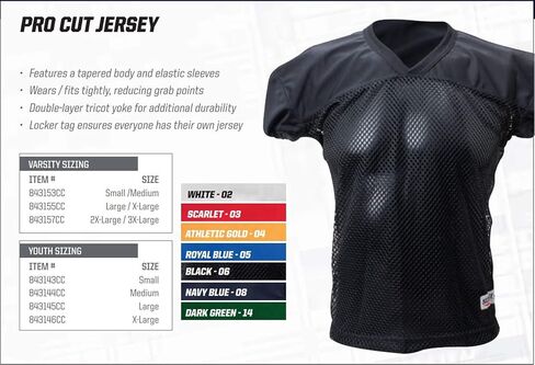 Schutt Sports Procut Varsity Football Jersey in Saudi Arabia