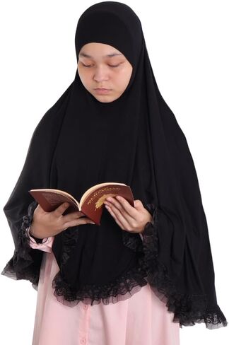 Mulanlegend المصنوعة يدويا | فستان صلاة الأميرة نور | فتاة مسلمة رأس ارتداء صلاة طويلة الحجاب in Kuwait