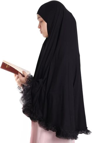 Mulanlegend المصنوعة يدويا | فستان صلاة الأميرة نور | فتاة مسلمة رأس ارتداء صلاة طويلة الحجاب in Kuwait