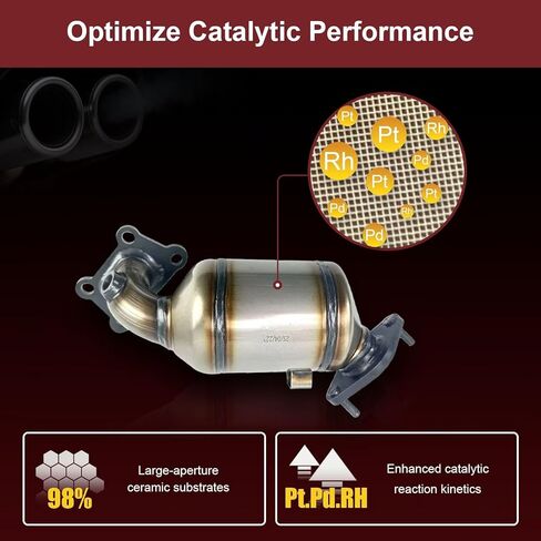 المحول الحفاز الخلفي anytek المتوافق المباشر مع شيفروليه ترافيرز V6 3.6L ملاءمة لبويك جيب V6 in Kuwait