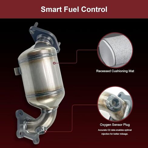 المحول الحفاز الخلفي anytek المتوافق المباشر مع شيفروليه ترافيرز V6 3.6L ملاءمة لبويك جيب V6 in Kuwait