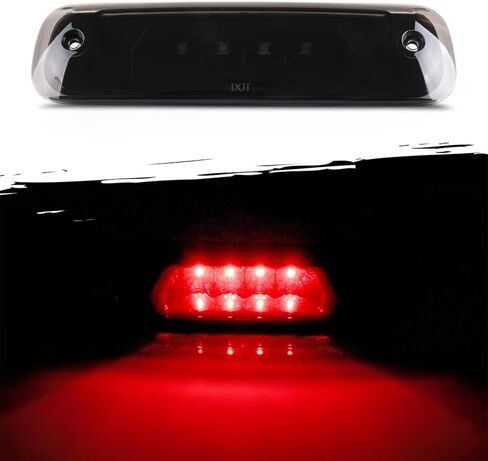 Rear High Mount Stop Brake Lights LED Third Brake Cargo Light Fit For Jeep For Cherokee 1997-2001 Third Rear Cab Roof Center Tail Cargo Lamp Black Housing Smoke Lens in Saudi Arabia