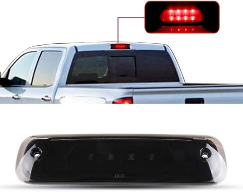 Rear High Mount Stop Brake Lights LED Third Brake Cargo Light Fit For Jeep For Cherokee 1997-2001 Third Rear Cab Roof Center Tail Cargo Lamp Black Housing Smoke Lens in Saudi Arabia