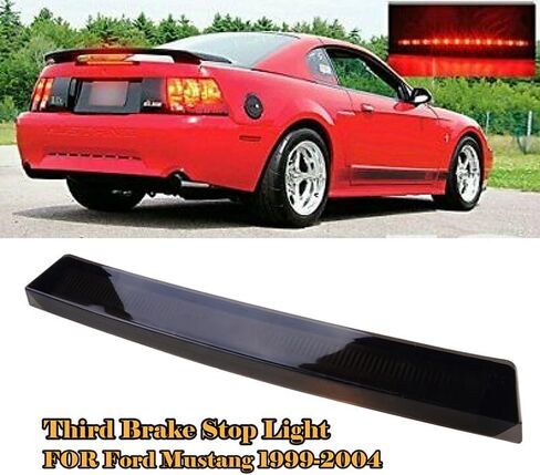 مصباح خلفي ثالث ثالث ، 1R3Z13A613AB ، ضوء الفرامل الثالث ، متوافق مع فورد موستانج 1999-2004 (غير مناسب لنماذج SVT COBRA) ، 1 جهاز كمبيوتر (غطاء أحمر) in Saudi Arabia