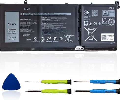 0JV6J Laptop Battery Compatible with Dell Inspiron 3179 3180 3162 3164 3168 Series Notebook 8NWF3 PGYK5 OJV6J 7.6V 32Wh 4013mAh 2-Cell in Saudi Arabia
